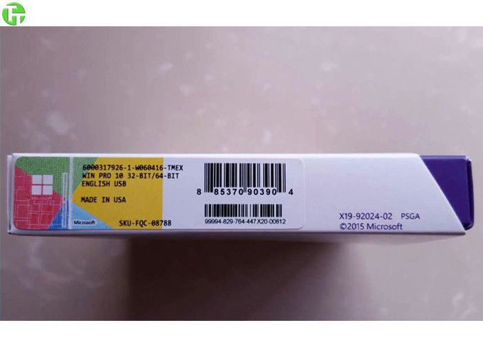 USB 3.0 Global Windows 10 Pro Retail Box License Product OEM Key