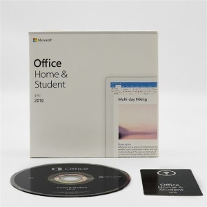 MS Office Home And Student 2019 Product Key 1 User License Bind Key Card With Box