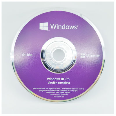 Win 10 Pro OEM 64Bit Full Version - Multi-Language Installer DVD With Online Product Key