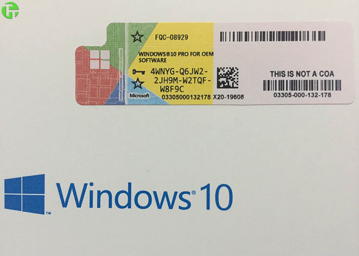 OEM Software Windows 10 Professional Retail Box 64 Bit / 32 Bit Operating System