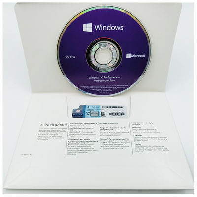 ویندوز 10 پرو OEM 64Bit System Builder DVD - چند زبان (Eng/Fr/De/Es/It) فعال سازی آنلاین
