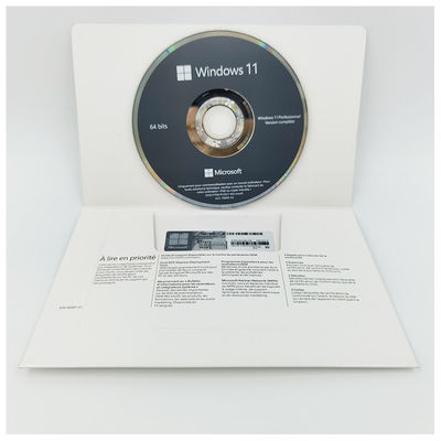 بسته DVD اصلی OEM فرانسوی ویندوز 11 پرو مایکروسافت، کلید مجوز 64 بیتی اورجینال برای استفاده حرفه ای