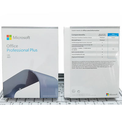 ضمان مادام العمر کلید حساب اصلی Office 2021 Pro Plus برای 1 کامپیوتر، مجوز جهانی