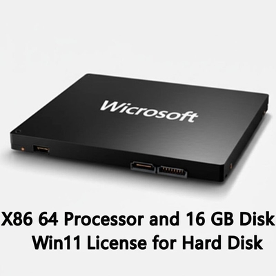 پردازنده X86 64 و 16 گیگابایت فضای دیسک مجوز ویندوز 11 برای هارد دیسک