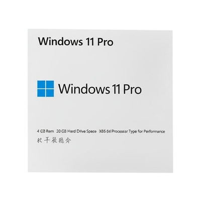 ویندوز 11 پرو OEM 4 GB رم 20 GB فضای هارد دیسک X86 64 نوع پردازنده برای عملکرد