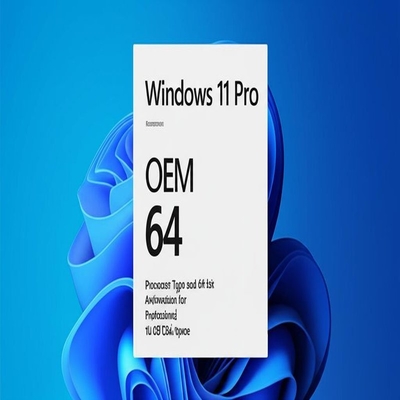 ویندوز 11 پرو OEM X86 64 نوع پردازنده و معماری 64 بیتی برای حرفه ای ها 16 گیگابایت فضای دیسک