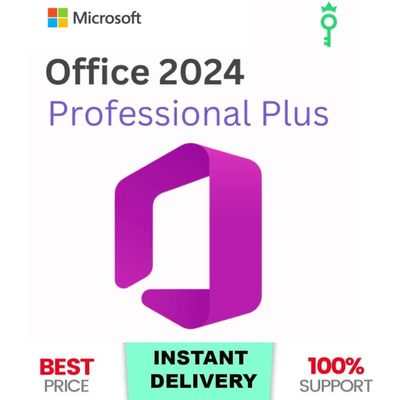 Microsoft Office 2024 Pro Plus Genuine Retail Binding Key for Business Personal Use