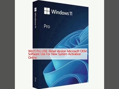 Win11 Pro USB نسخه خرده فروشی مایکروسافت استفاده از نرم افزار OEM برای فعال سازی سیستم جدید آنلاین