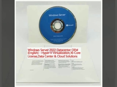 ویندوز سرور 2022 مرکز داده OEM (به انگلیسی) - مجازی سازی هایپر وی، مجوز ۱۶ هسته ای، مرکز داده و راه حل های ابری