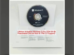 فعال سازی مادام العمر ویندوز 11 پرو OEM 64 بیتی فعال شده (حمایت از بوت امن و TPM 2.0)