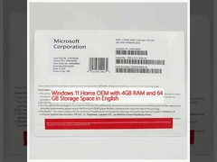 ویندوز 11 خانه OEM با 4 گیگابایت رم و 64 گیگابایت فضای ذخیره سازی به زبان انگلیسی