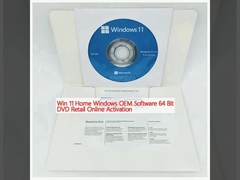Win 11 خانه ویندوز نرم افزار OEM 64 بیت DVD خرده فروشی فعال سازی آنلاین