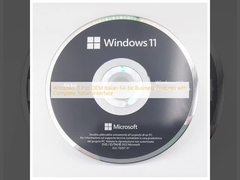 ویندوز 11 پرو OEM ایتالیایی 64 بیتی ویژگی‌های تجاری با رابط کاربری کامل ایتالیایی